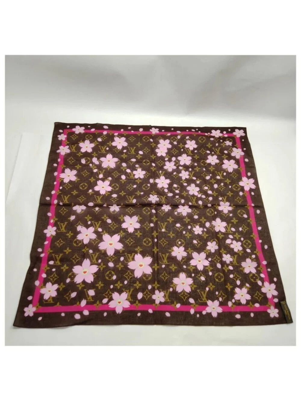 Authentic Louis Vuitton Murakami Cherry Blossom Scarf